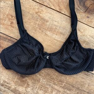 Chantelle Black Textured Bra